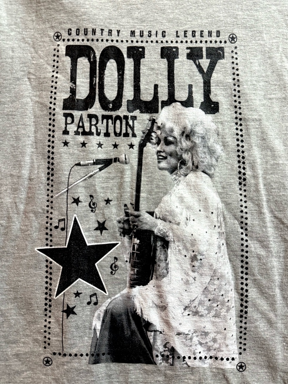 Dolly Parton Country Music Legend T-shirt Size L